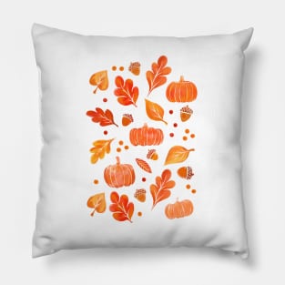 Painted Fall Foliage Pillow