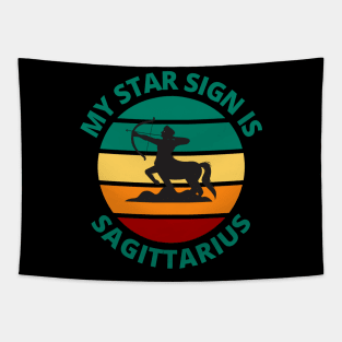 My Star Sign Is Sagittarius | Sagittarius Zodiac Sign Tapestry