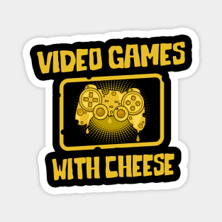 Video Games with cheese Magnet