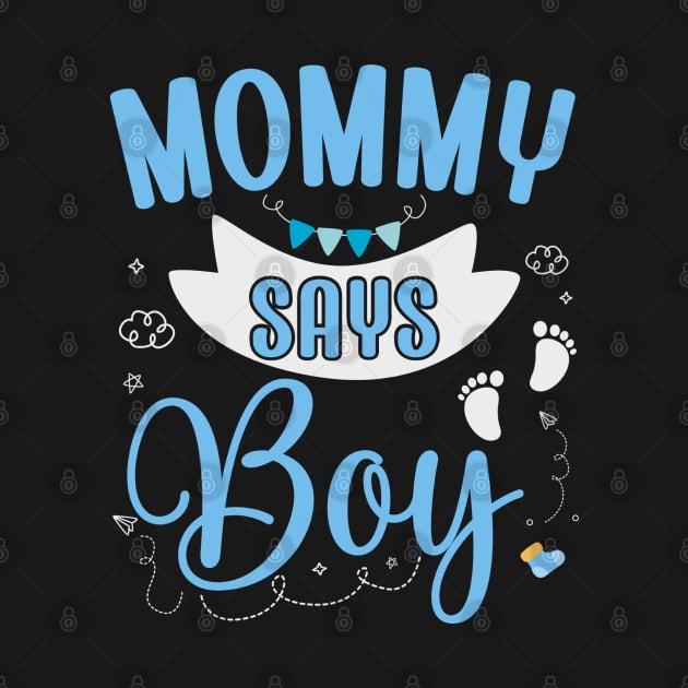 mom says Boy cute baby matching family party by ARTBYHM