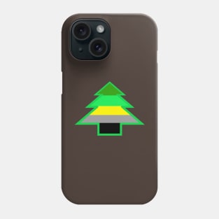 Aromantic Pride: Christmas Tree Phone Case