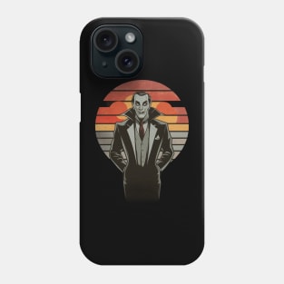 Retro vampire vintage sunset Phone Case