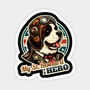 Pilot St. Bernard Magnet