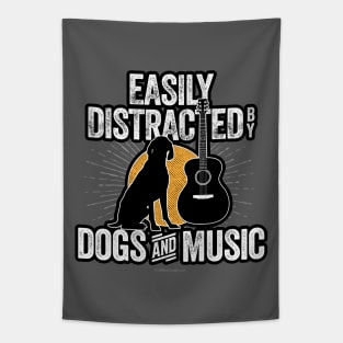 Easily Distracted by Dogs and Music Tapestry