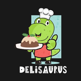 Dinosaur Pun, Punny, Text, Words, Cooking, Baking T-Shirt