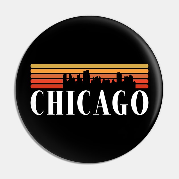 Chicago - Never forget your Roots Chicago Illinois City Pin by Riffize