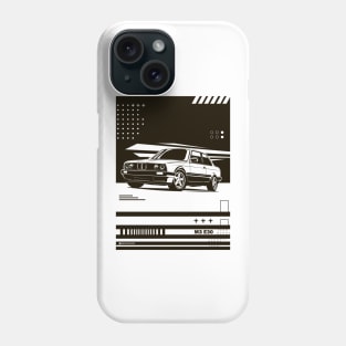 E30 M3 1970 vintage classic car Phone Case