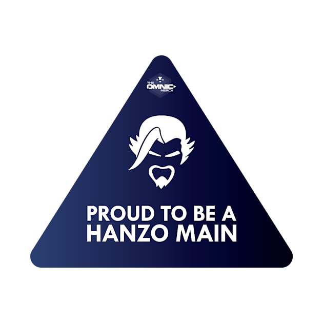Hanzo - Proud to be a Hanzo Main Sticker by omnicpost