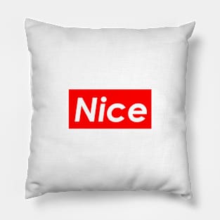 Nice (Red) Pillow