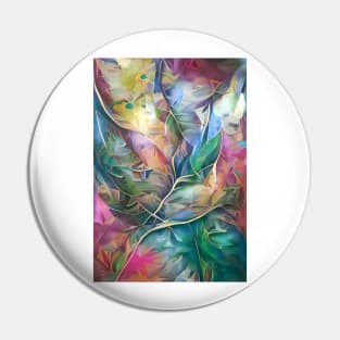 Colorful Leaves Pin