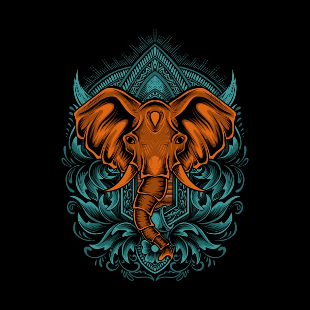 Gajah Elephant by Buy Custom Things