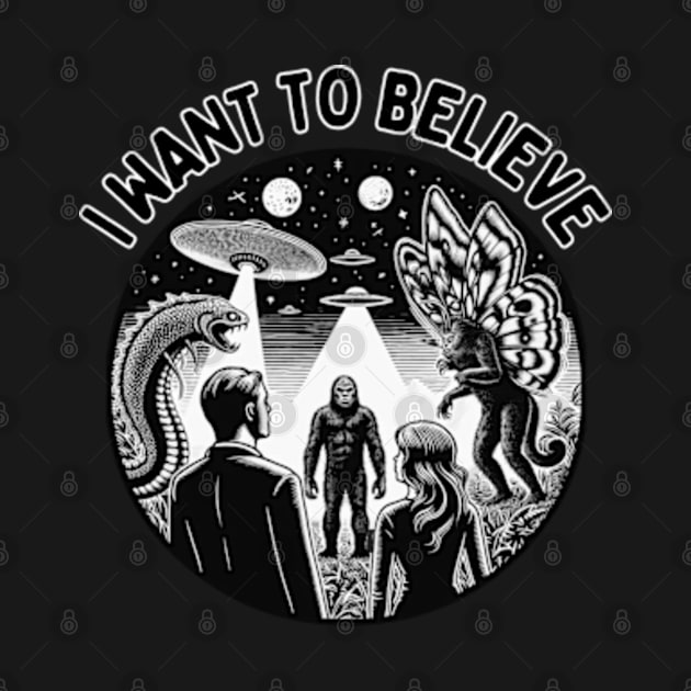 I Want To Believe! by Desert Owl Designs