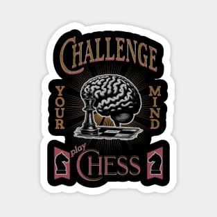 Challenge your mind play Chess Magnet