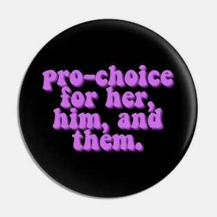 Pro-Choice Pin