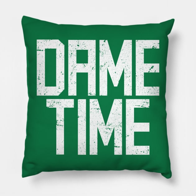 Dame Time - Milwaukee Bucks Pillow by Stalwarthy