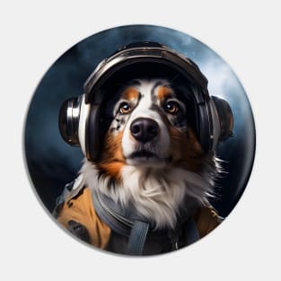 Astro Dog - Australian Shepherd Pin