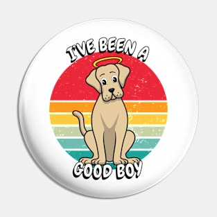 Cute Big Dog is a Good Boy Pin