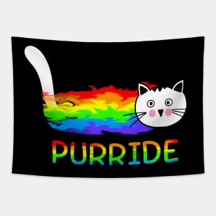 Purride LGBT Cat Tapestry