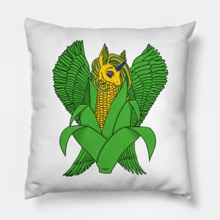 Unicorn on the cob Pillow