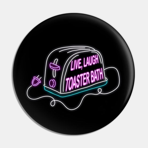 Retro inscription "Live, laugh, toaster bath" Pin by shikita_a