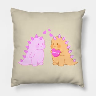 Dino Love Pillow