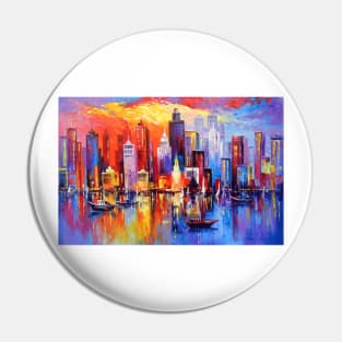 Evening new York Pin