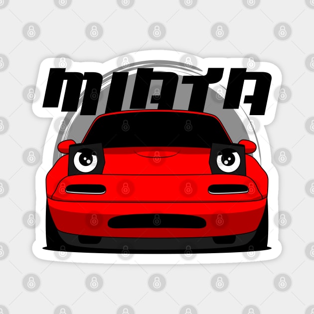 Angry miata Magnet by GoldenTuners