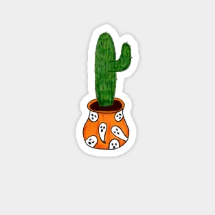 Halloween Cactus Magnet