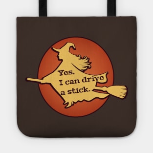 Yes, I can drive a stick Tote