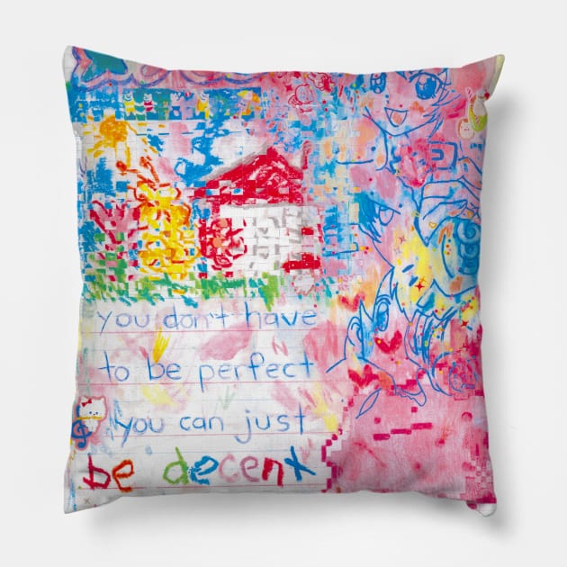 selective distortions 001 Pillow by gummygunk