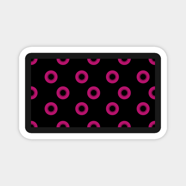 Meloe pattern (pink vs) Magnet by PseudoL