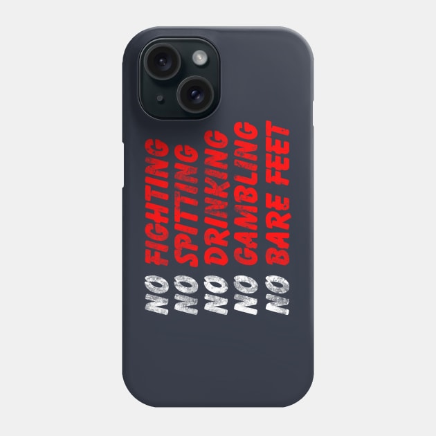 Caddyshack Rules, distressed Phone Case by woodsman