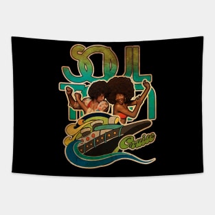 VINTAGE SOUL TRAIN CRUISE DANCE Tapestry