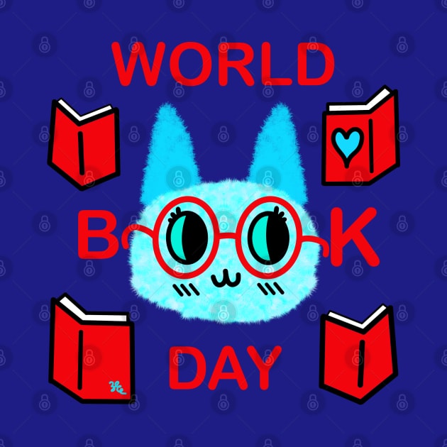 Fuzzy World Book Day Cat by chowlet