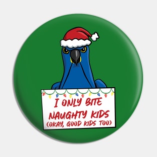 Only Bite Naughty Kids Hyacinth Macaw Pin