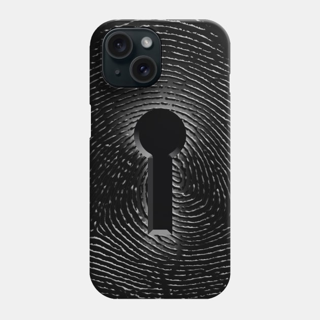 Fingerprint Lock Phone Case by rolffimages