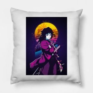 Giyu Tomioka Retro Art Pillow