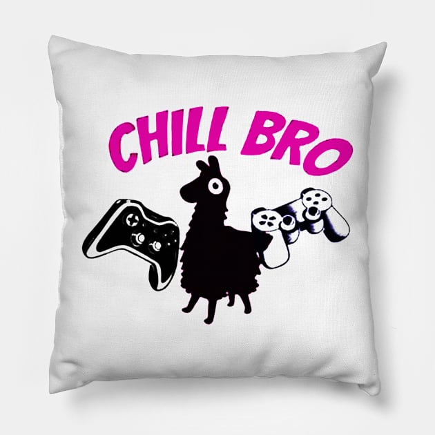 Chill Bro Pillow by skgraphicart89