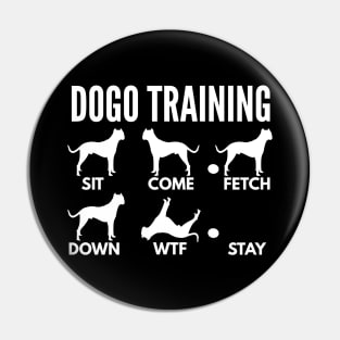 Dogo Training Dogo Argentino Tricks Pin