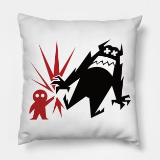 Kids are monsters Pillow