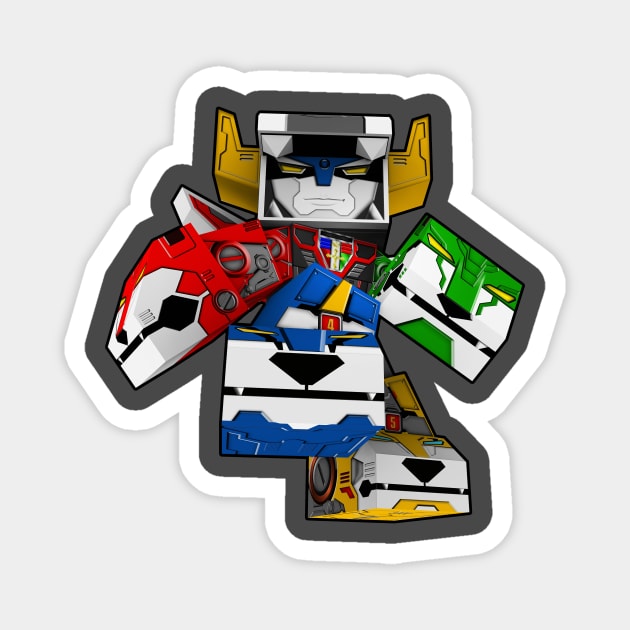 Voltron Junior Magnet by jepicraft