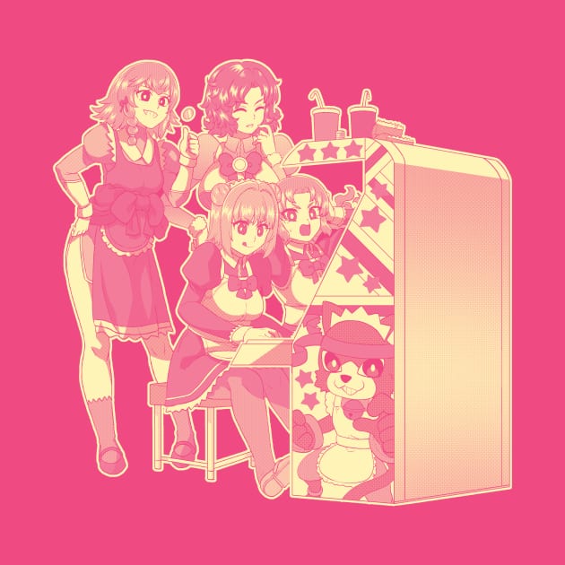 Maid Arcade by CoinboxTees