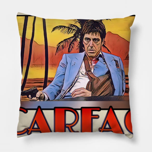 Scarface Pillow by Jadielc