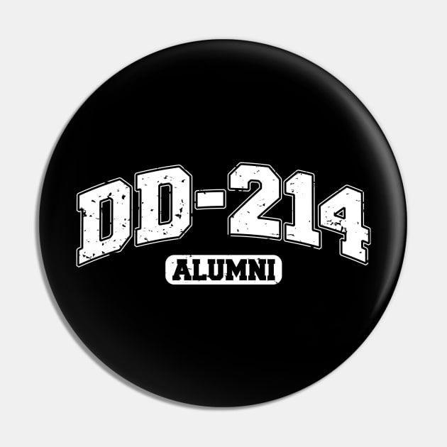 DD-214 Alumni Military Veteran Pin by hobrath