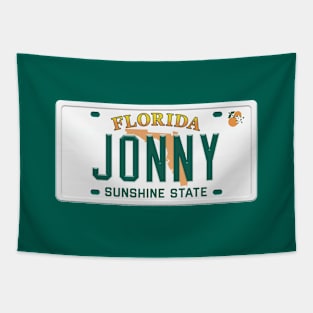 Jonny License Plate - FL Tapestry