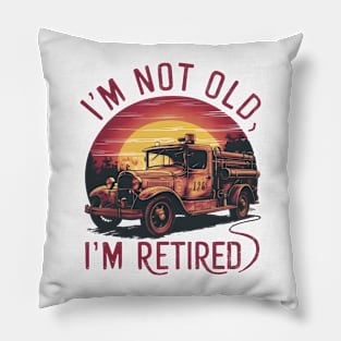 Timeless Retirement Attitude Tee Pillow