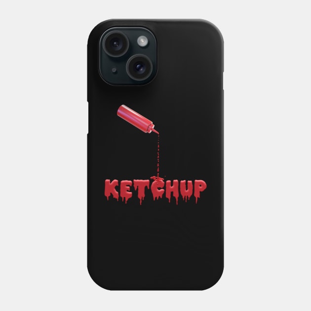 Red Tomato Ketchup Phone Case by 2HivelysArt