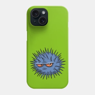 angry sea urchin Phone Case