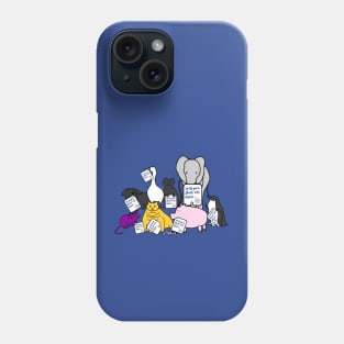 Group of Cute Animals with Joe Biden First Debate Quote Phone Case