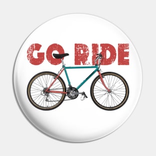 Retro mountain bike - GO RIDE Pin